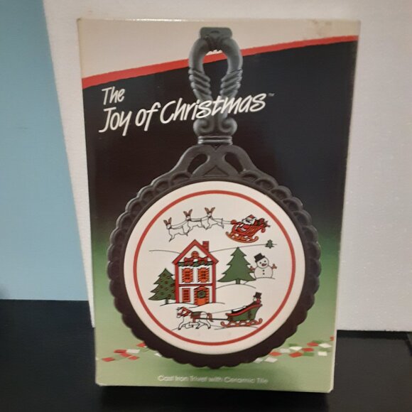 Christmas Cast Iron Trivet (Ceramic Tile) - Picture 6 of 10